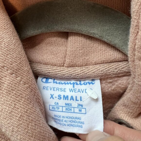 Pink Reverse Weave Champion Hoodie - Picture 2 of 2